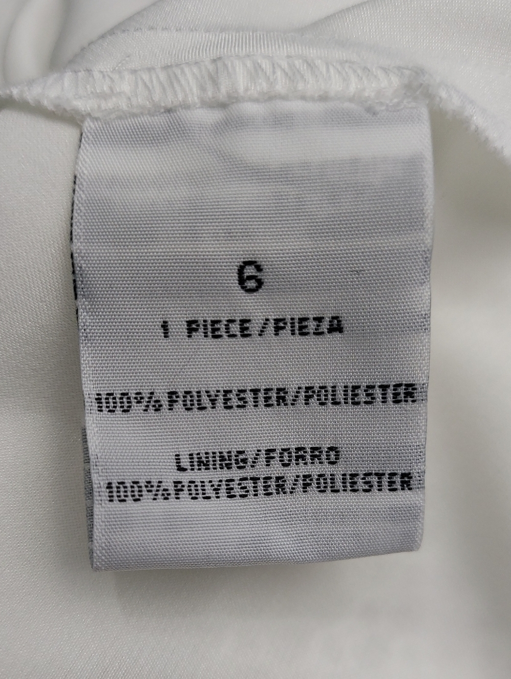 J. Taylor White Sleeveless A-Line Dress with Irredecent Sequins Size 6 Like New▪ - Picture 8 of 10